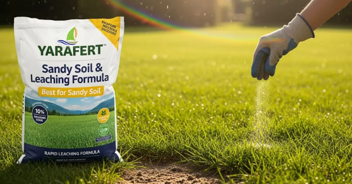 Best Lawn Fertilizer for Sandy Soil and Rapid Leaching